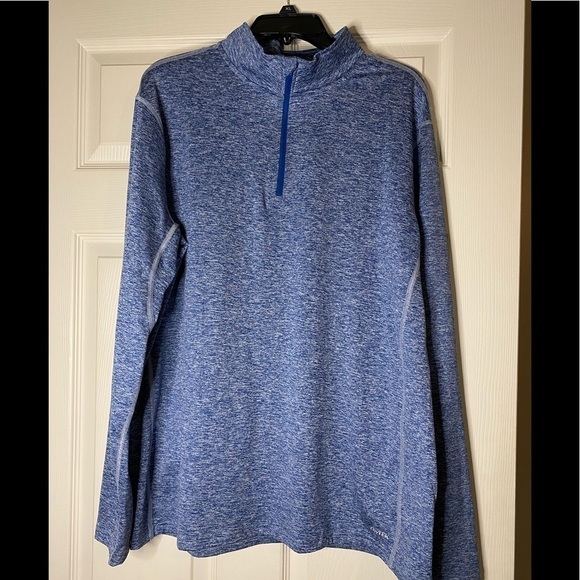Tek Gear Men’s Heather Blue Dry Tek Tee - Picture 1 of 4